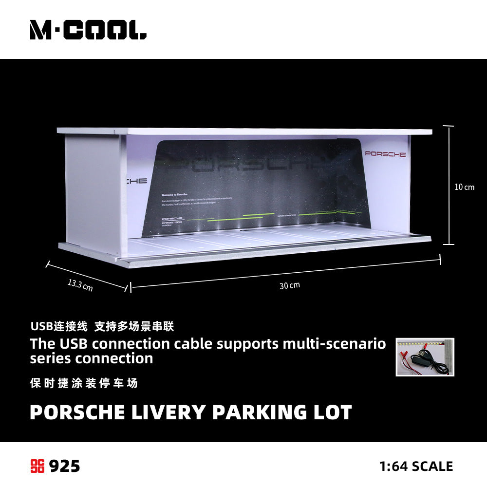 M-Cool Diorama 1:64- PORSCHE PARKING LOT MC914925