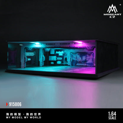 Lighted Underground Parking Garage Scene Model 06 1:64 – MoreArt MO915006