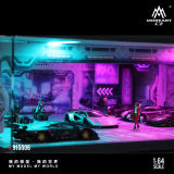 Lighted Underground Parking Garage Scene Model 06 1:64 – MoreArt MO915006