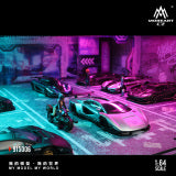 Lighted Underground Parking Garage Scene Model 06 1:64 – MoreArt MO915006