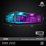 Lighted Underground Parking Garage Scene Model 06 1:64 – MoreArt MO915006