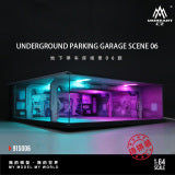 Lighted Underground Parking Garage Scene Model 06 1:64 – MoreArt MO915006