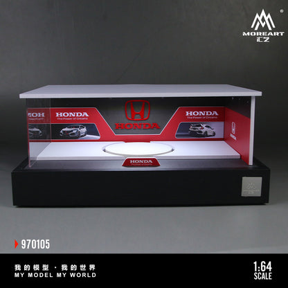 MoreArt Kiosque d’Exposition Rotatif Honda 1:64 MO970105