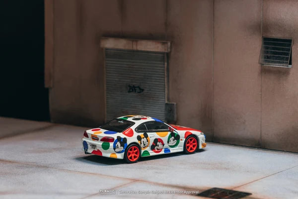 Tarmac Works Global64 1:64-VERTEX Silvia (S15) Mickey Mouse T64G-023-MK 