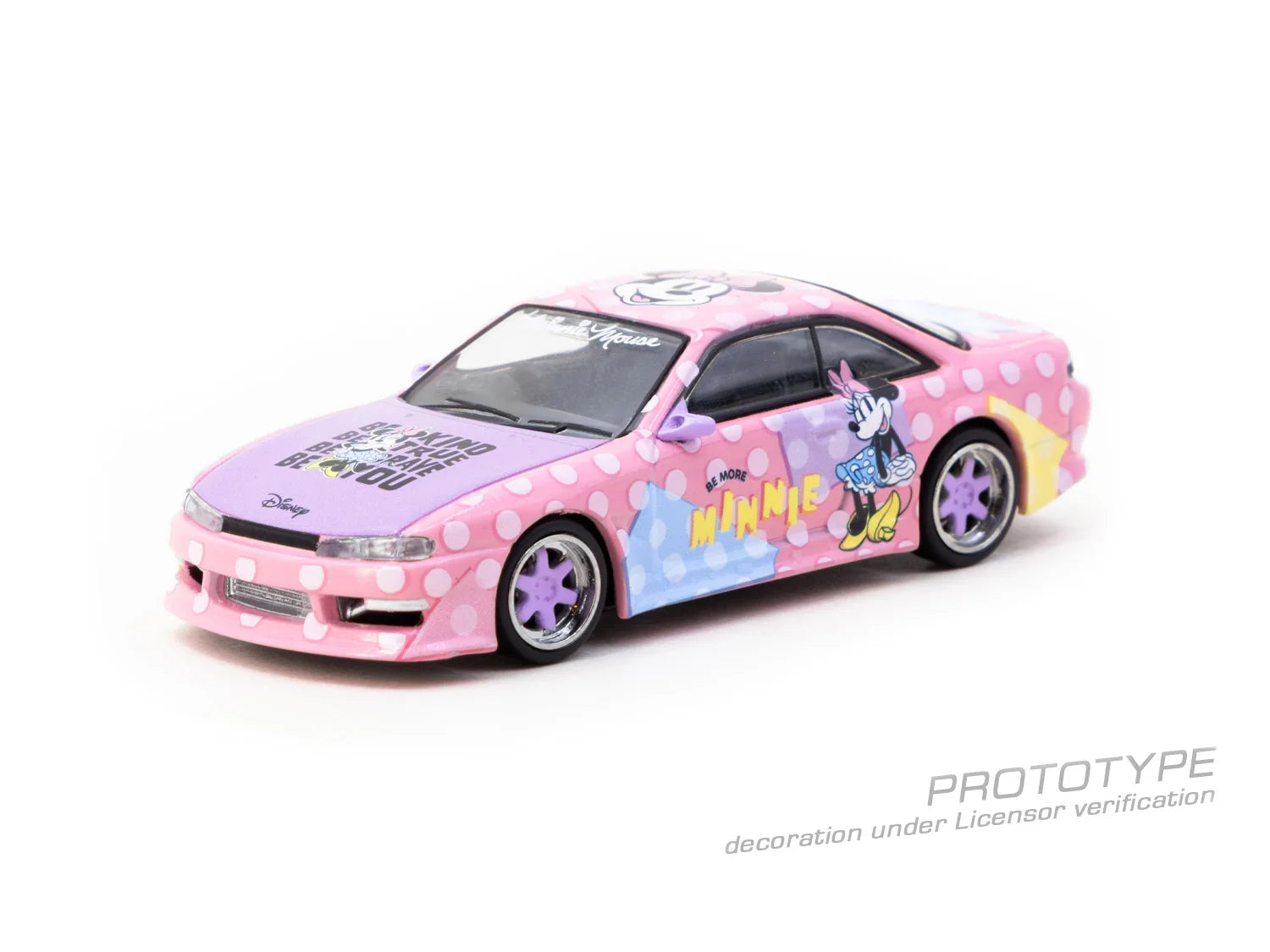 Tarmac Works Global64 1:64-VERTEX Silvia (S14) Minnie Mouse T64G-018-MN 