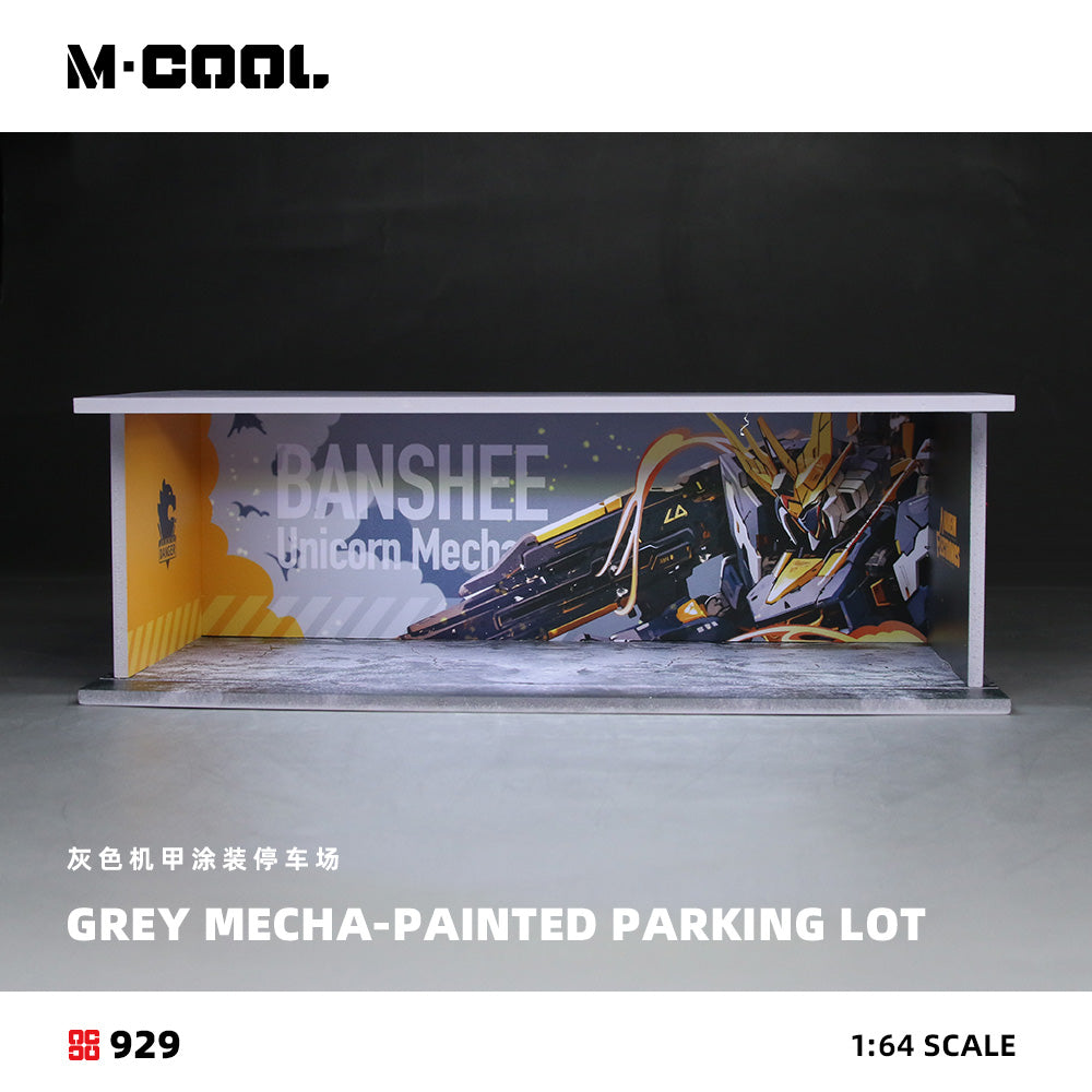 Grey Mecha Lighted Parking Lot 1:64 – M·COOL MC914929