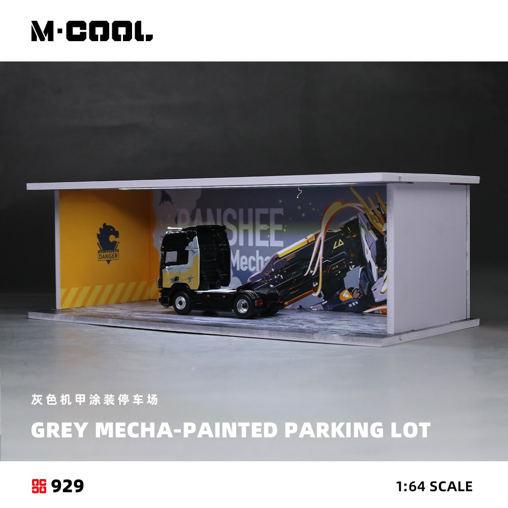 Grey Mecha Lighted Parking Lot 1:64 – M·COOL MC914929