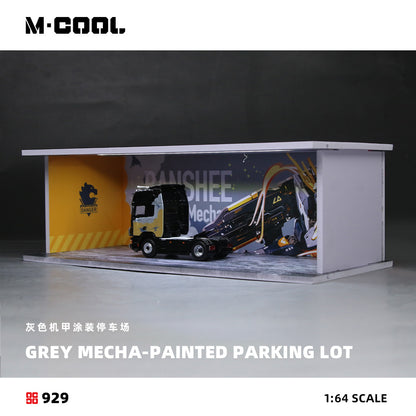 Grey Mecha Lighted Parking Lot 1:64 – M·COOL MC914929