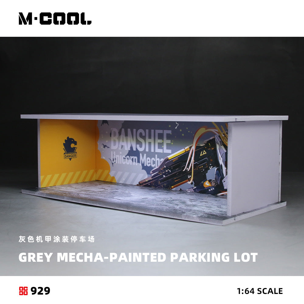 Grey Mecha Lighted Parking Lot 1:64 – M·COOL MC914929