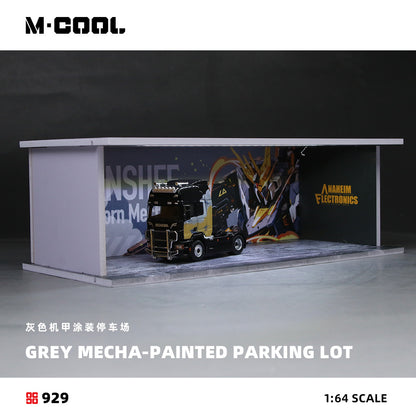 Grey Mecha Lighted Parking Lot 1:64 – M·COOL MC914929