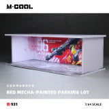 Stationnement Mecha Rouge Lumineux 1:64 – M·COOL MC914931