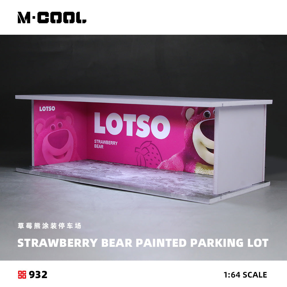 Stationnement Lumineux Lotso Strawberry Bear 1:64 – M·COOL MC914932