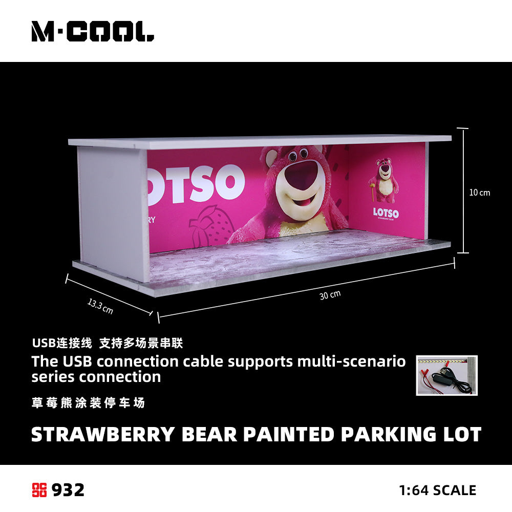 Stationnement Lumineux Lotso Strawberry Bear 1:64 – M·COOL MC914932