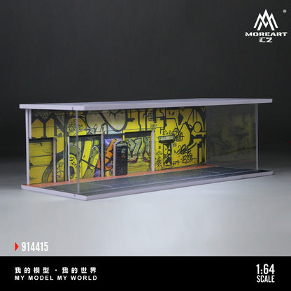 Graffiti de Rue avec Éclairage 1:64 – MoreArt MO914415