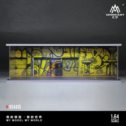 Graffiti de Rue avec Éclairage 1:64 – MoreArt MO914415