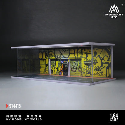 Graffiti de Rue avec Éclairage 1:64 – MoreArt MO914415
