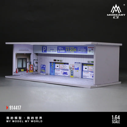 Underground Parking Lot – Lighted Scene 1:64 MoreArt MO914417