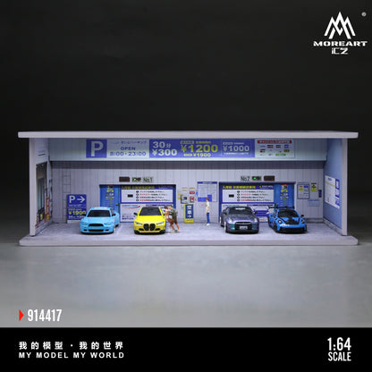 Underground Parking Lot – Lighted Scene 1:64 MoreArt MO914417