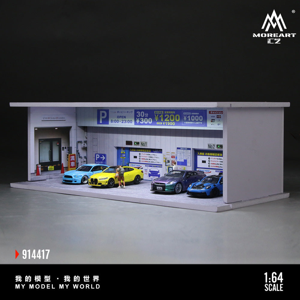 Underground Parking Lot – Lighted Scene 1:64 MoreArt MO914417