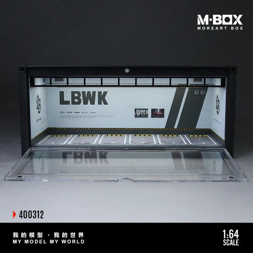 Liberty Walk LBWK Container Storage Scene with LED Light 1:64 – MBOX MB400312