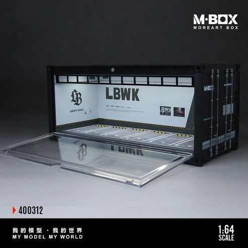 Scène conteneur de rangement LBWK avec éclairage LED 1:64 – MBOX MB400312