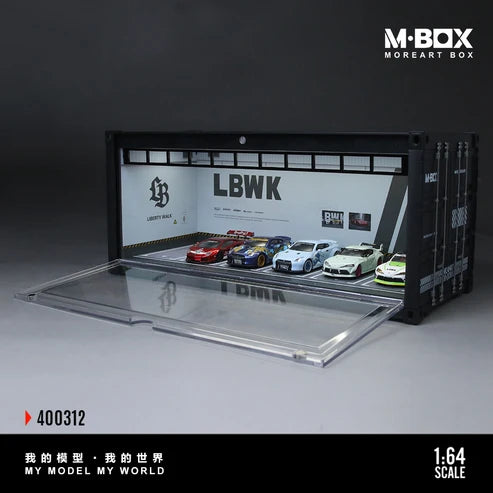 Scène conteneur de rangement LBWK avec éclairage LED 1:64 – MBOX MB400312