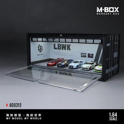 Scène conteneur de rangement LBWK avec éclairage LED 1:64 – MBOX MB400312