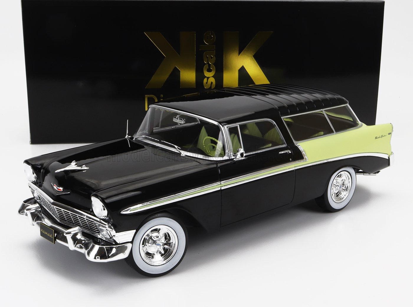 CHEVROLET -1956 BEL AIR NOMAD SW STATION WAGON CUSTOM (BLACK YELLOW)