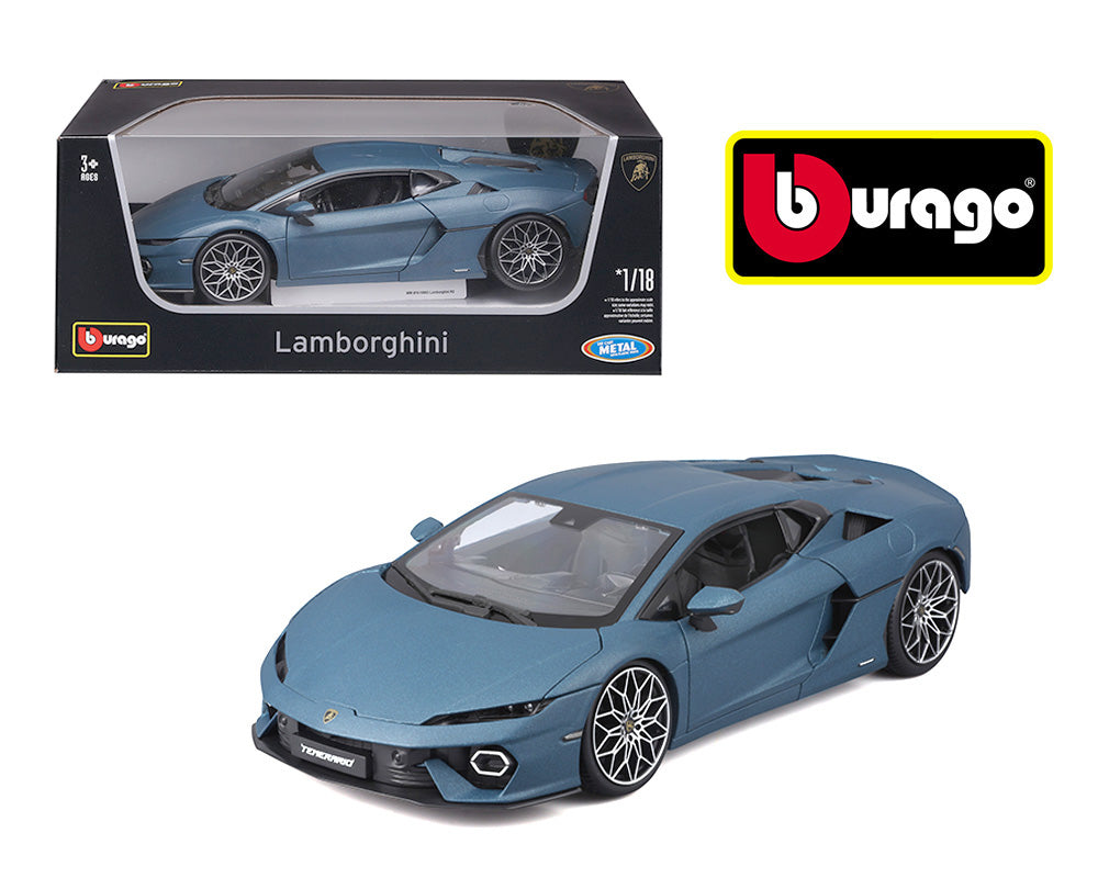 Bburago 1:18 Lamborghini Temerario – Blue – Plus Series 18-11052BL