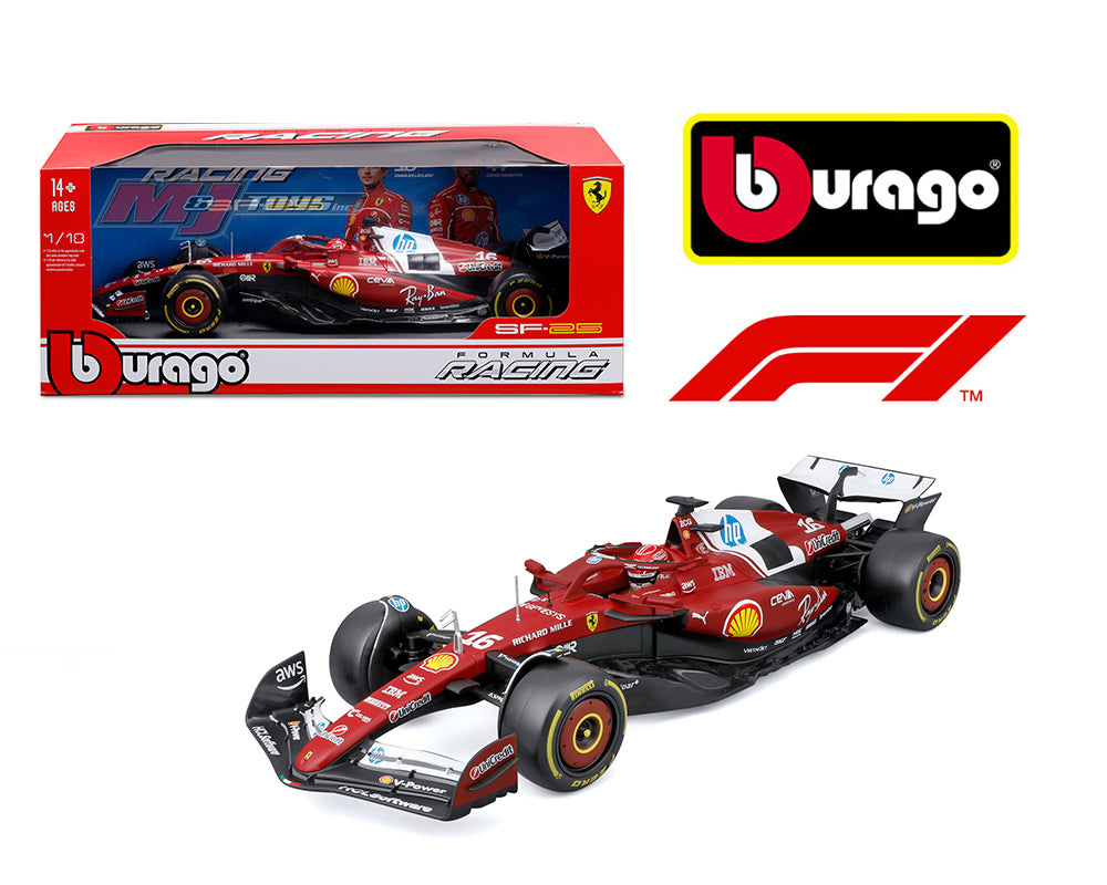 Bburago 1:18 Ferrari Racing F1 2025 SF-25 