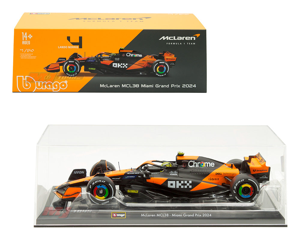 1:24 McLaren Formula 1 Team MCL38 Miami Grand Prix 2024 