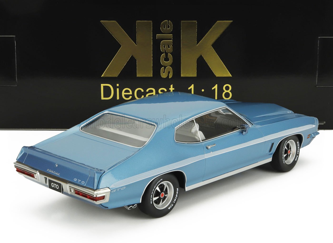 1972 PONTIAC - GTO LEMANS RAM AIR COUPE-(Light Blue)