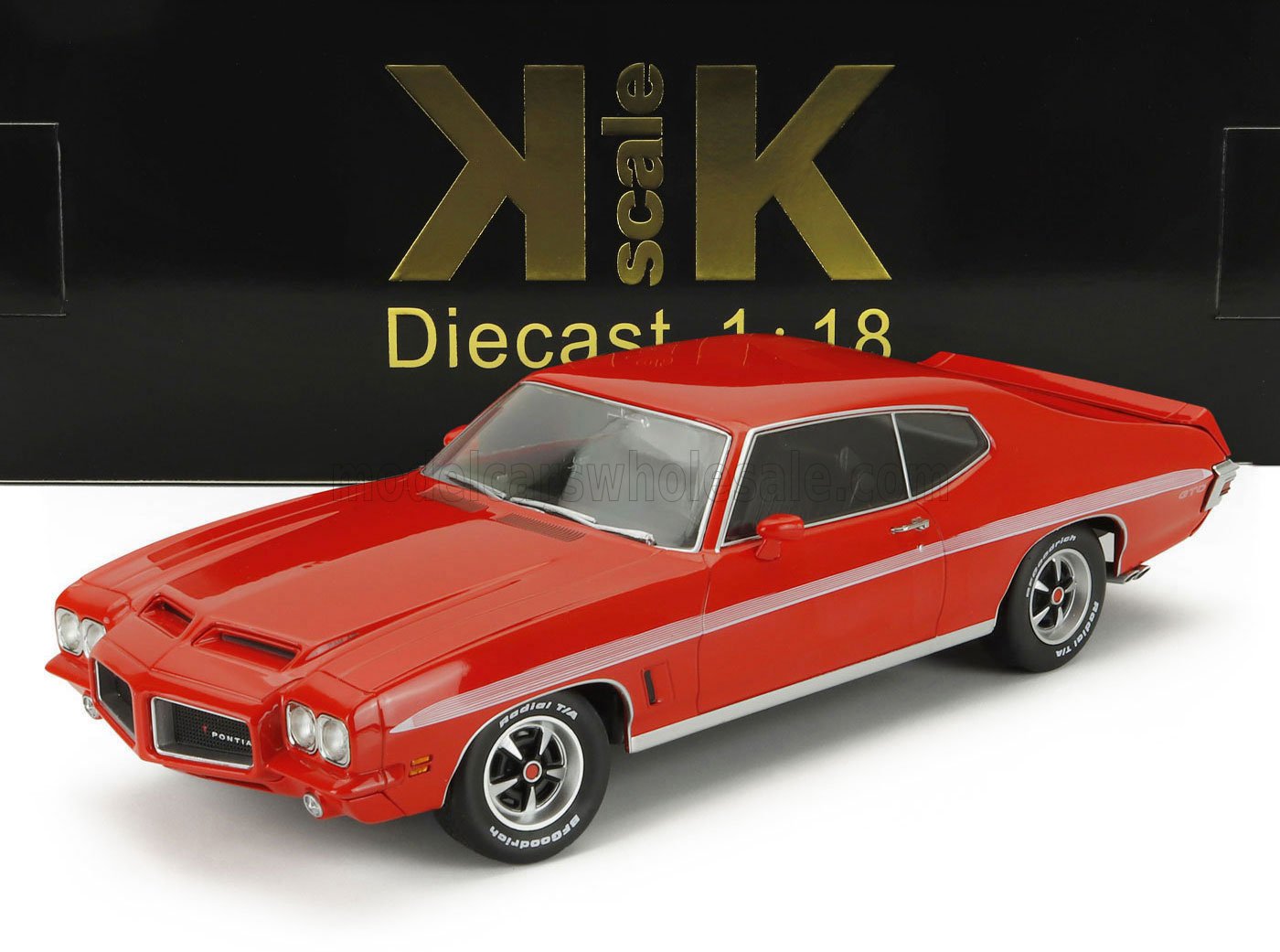 1972 PONTIAC - GTO LEMANS RAM AIR COUPE-(RED)