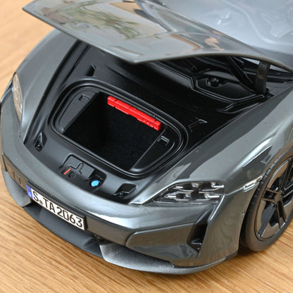 Norev 1:18 Porsche Taycan Turbo S 2024 – Gris Ardoise Neo – 187654