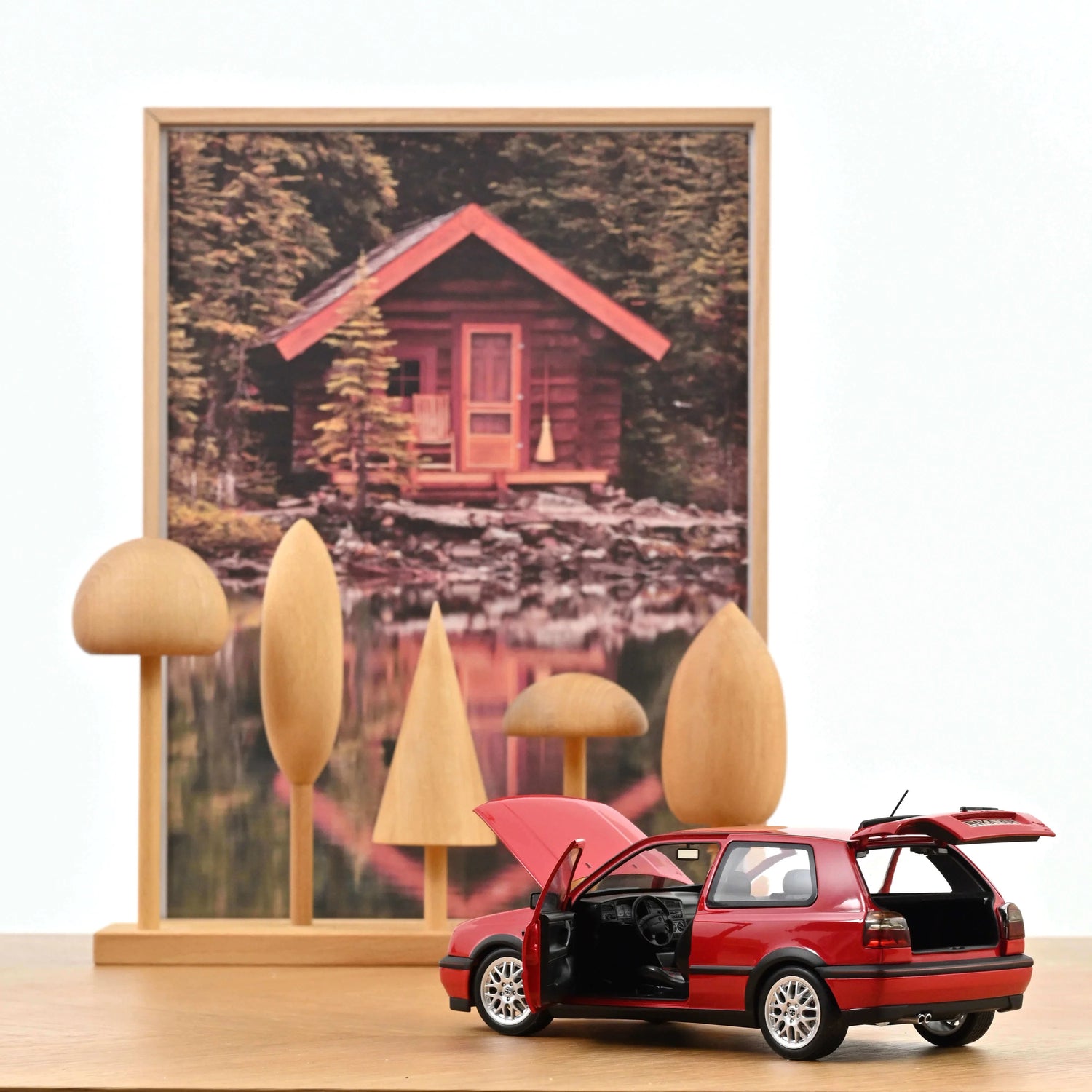 Volkswagen Golf GTI 1996 Flash Red 1:18 – Norev 188418