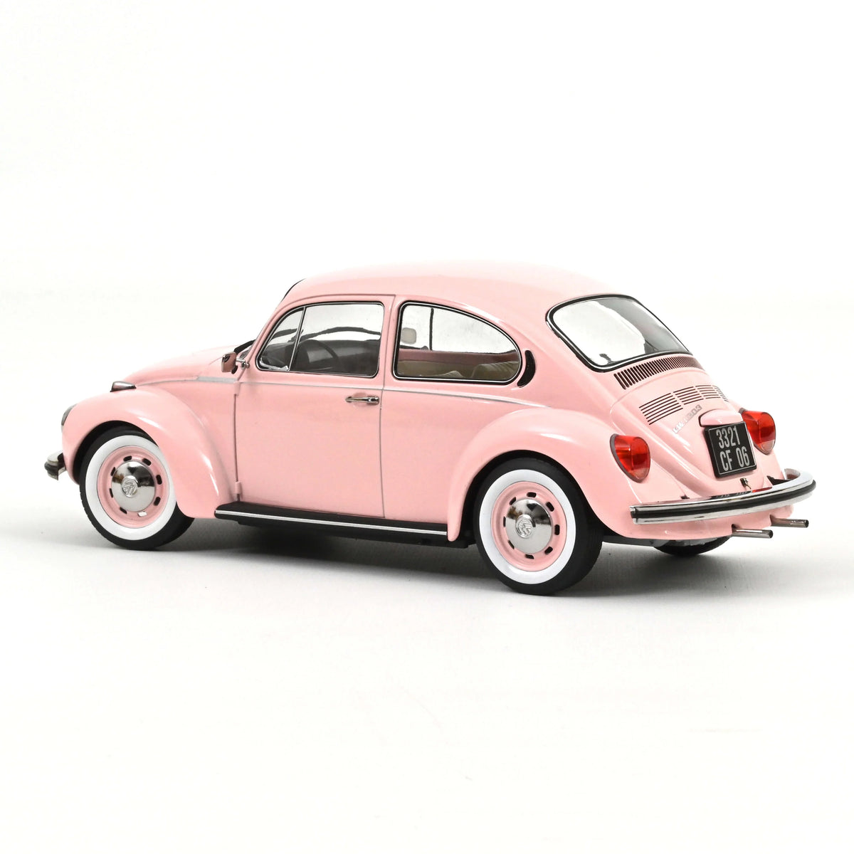 Norev 1:18 Volkswagen Beetle 1303 1973 Pastel Pink New Baby Gift 188677