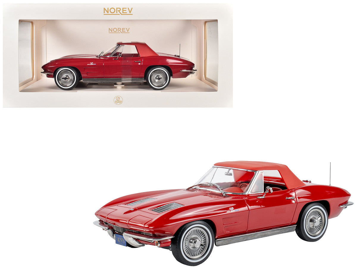 1963 Chevrolet Corvette Stingray Convertible (Riverside Red)