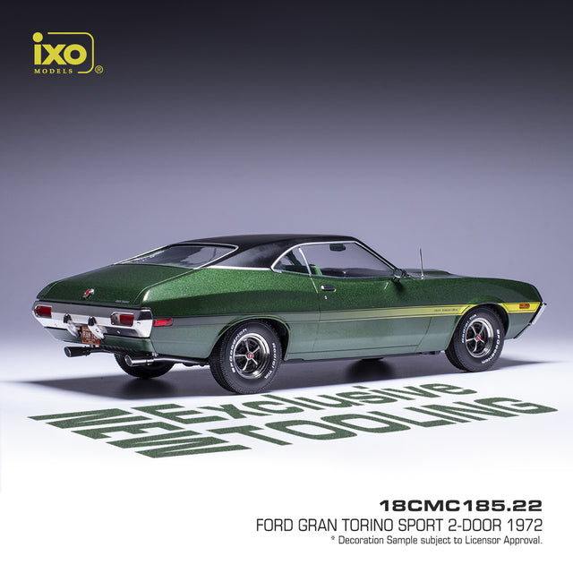 1972 Ford Gran Torino Sport - Dark Green Metallic (1:18)