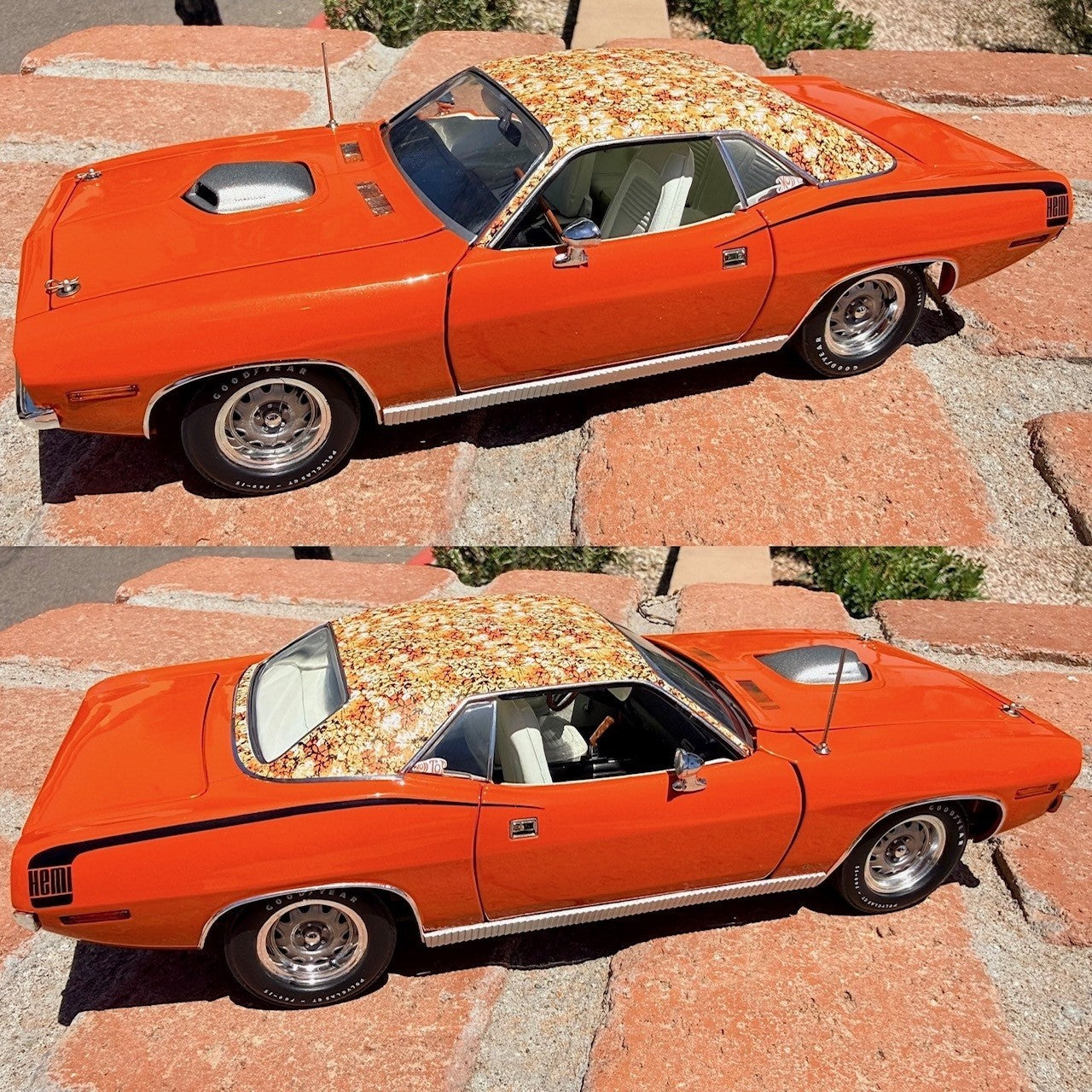 (PRE-ORDER 2026) YCID 1/18-1970 Mod Top Cuda, Vitamin C Orange