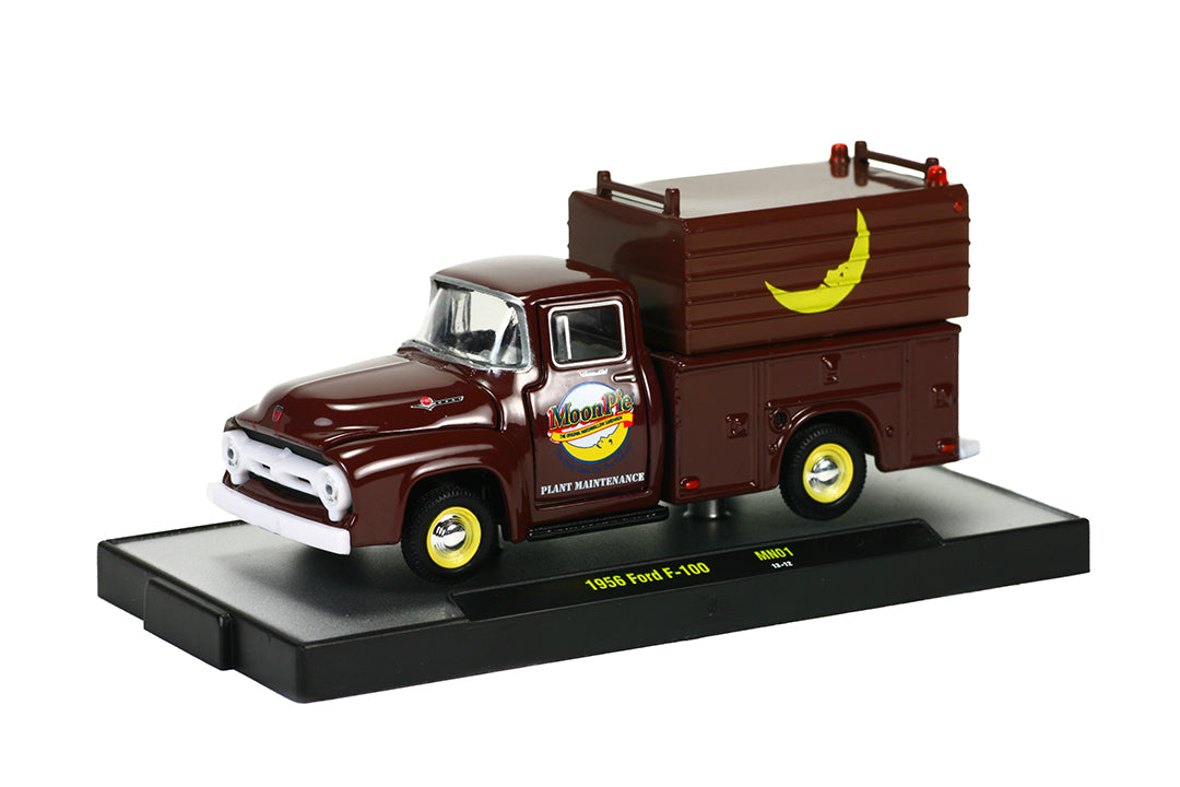 MoonPie-1956 Ford F-100-Brown (M2 Machines)