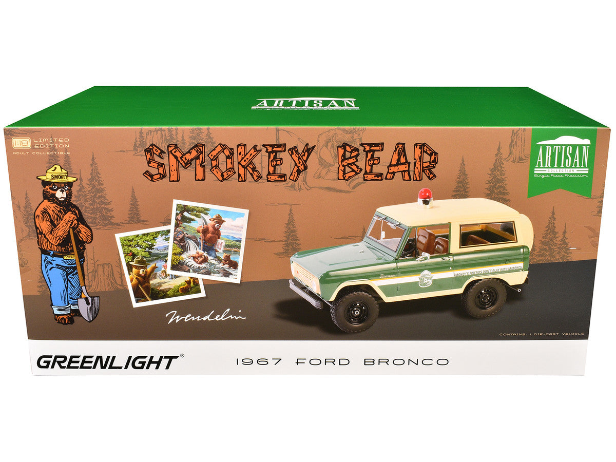 1967 Ford Bronco "Smokey Bear Forest Ranger" Green GL19143
