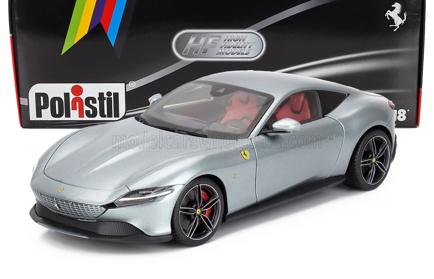 Polistil 1:18-FERRARI - ROMA 2019- GREY MET.