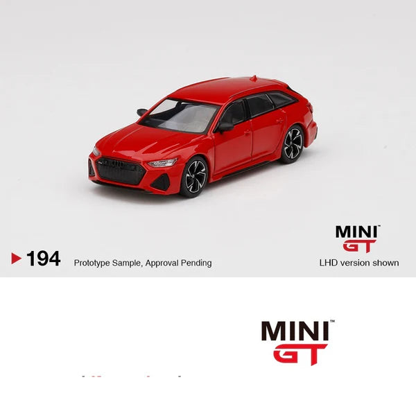 Audi RS6 Avant Carbon Black Edition Tango Red LHD MGT00194