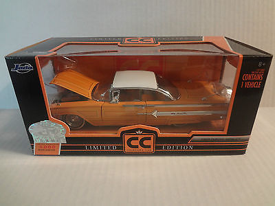 1960 CHEVROLET IMPALA YELLOW LOWRIDER, JADA COLLECTOR CLUB, 1/24 LIMITED EDITION