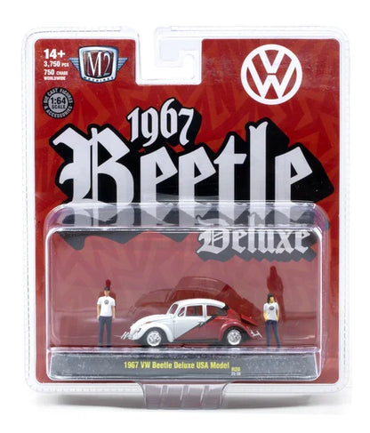 1967 VW Beetle Deluxe USA Model – M2 Machines 1:64 Diorama Release 20 – 67500-20-A