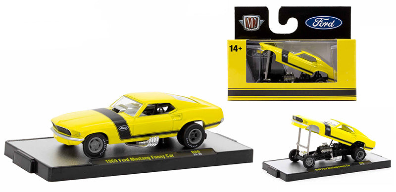 1969 Ford Mustang Funny Car (M2 Machines, Auto-Thentics Release 32500-86)