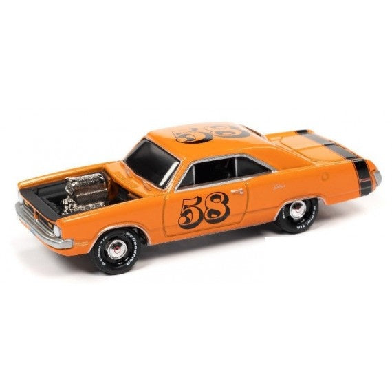 Johnny Lightning 1:64 1970 Dodge Dart Spoilers Metallic Red-Orange - Street Freaks - JLSF022-4B-5