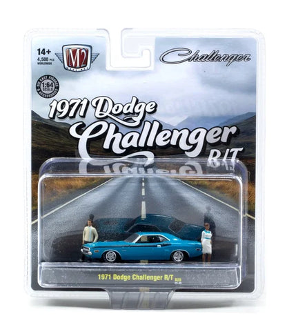 1971 Dodge Challenger R/T avec figurines – M2 Machines 1:64 Diorama Release 20 – 67500-20-B