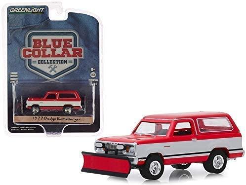 "1977 DODGE RAMCHARGER w/SNOW PLOW" BLUE COLLAR COLLECTION 1:64