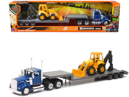 Kenworth W900 – Lowboy de construction 1/43